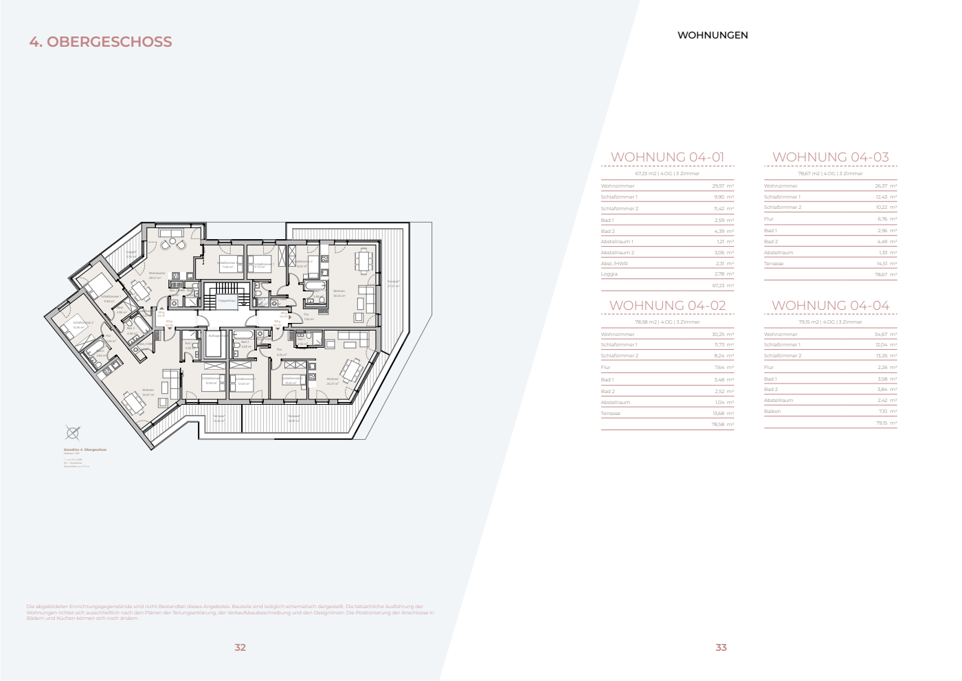 План этажа · 4. Obergeschoss — Планировки, страница 17 PDF