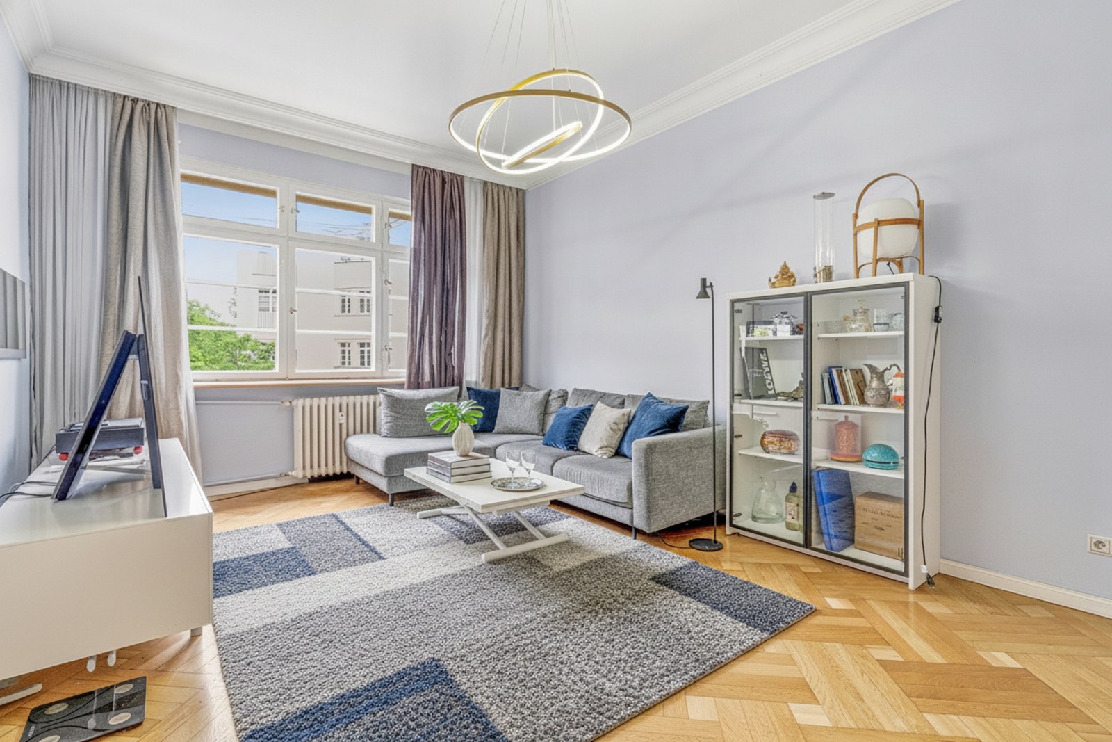 Virtuell umgestyltes Wohnzimmer