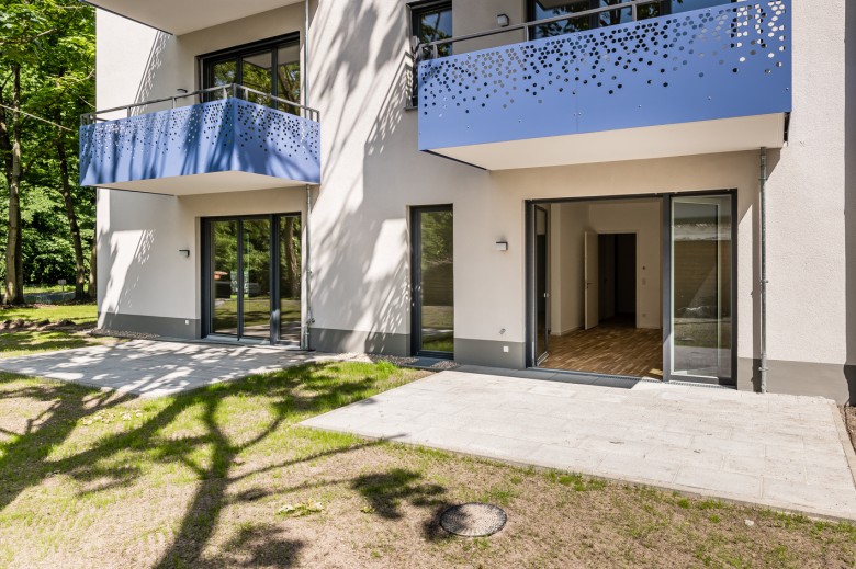 Erstbezug- 2 Zimmer Neubauwohnung mit großer Terrasse und 56 m² Garten (Sondernutzungsrecht)